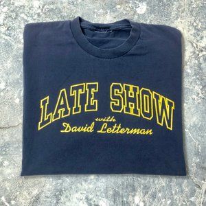 David Letterman The Late Show Vintage T-Shirt